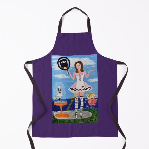 Item preview, Mistress Kelly Meets Alice and the White Rabbit designed and sold by JDLPaintings.