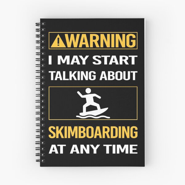 Item preview, Funny Warning Skimboarding Skimboard Skimboarder Skimming designed and sold by FulviaContreras.