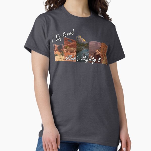 Vista previa del artículo con la obra «Parques Nacionales de Utah: Bryce, Zion, Canyonlands, Arches, Capitol Reef», diseñado y vendido por stermitkermit.