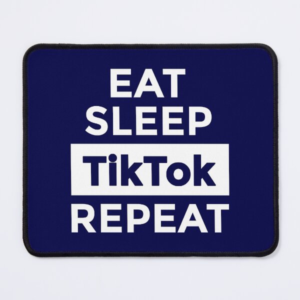 Item preview, Eat Sleep TikTok Repeat designed and sold by CatArtStore.