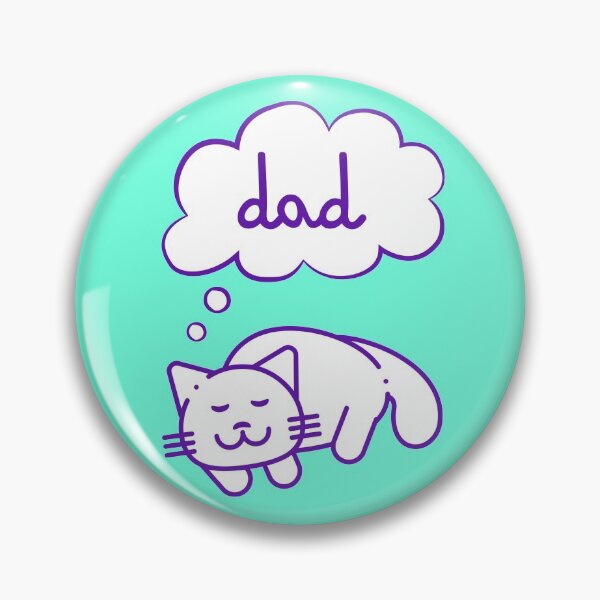 Item preview, Love Catually cute kitty dreaming of dad designed and sold by LeoGallery.