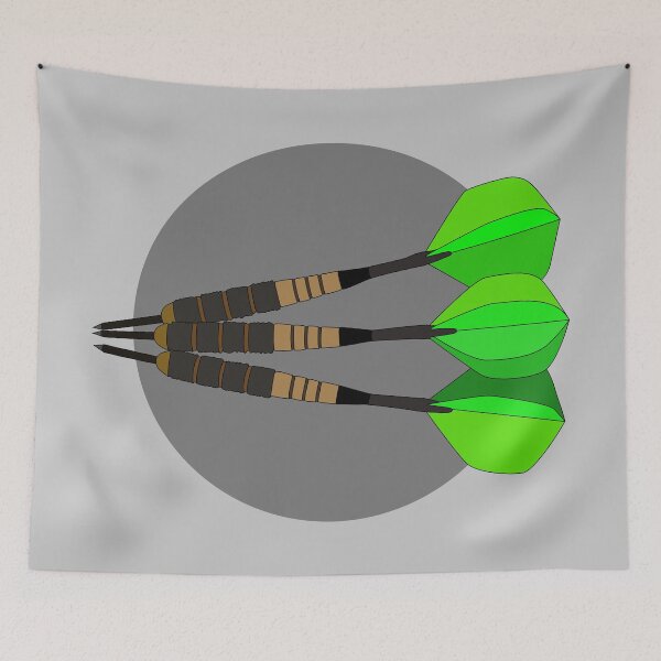 Item preview, Darts sport drawing designed and sold by Blondiabshop.