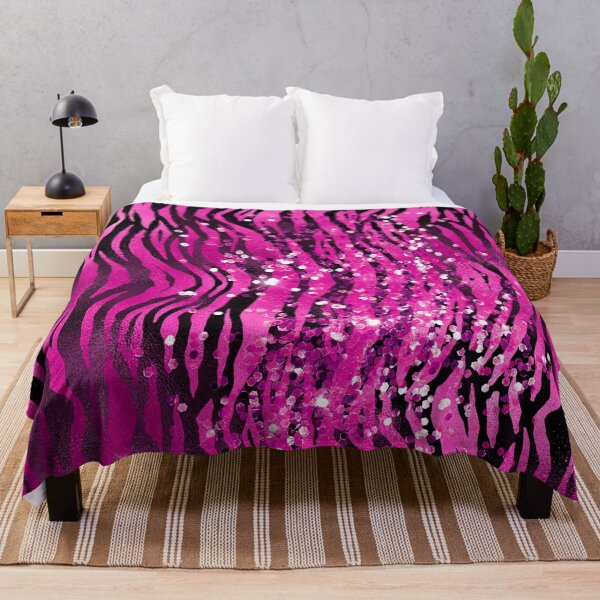 Item preview, Magenta Animal Print Faux Sequin Abstract Pattern designed and sold by WOW TeesAndThings.