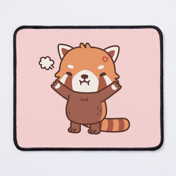 Item preview, Angry But Still Cute Standing Red Panda designed and sold by rustydoodle.