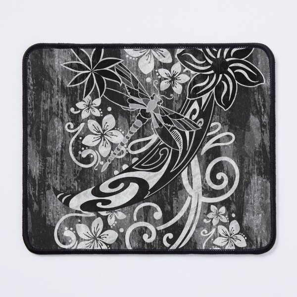 Item preview, Hawaiian Black Dragon Fly Tribal designed and sold by sunnthreads.