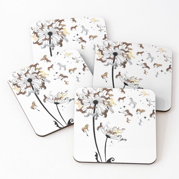 Item preview, Horses Dandelion Funny Horse Animal Lovers designed and sold by AaronWeedo.
