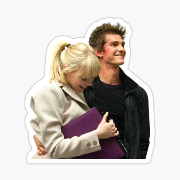 Gwen Stacy and Peter Parker Sticker