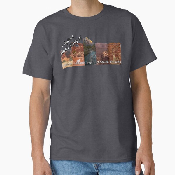 Vista previa del artículo con la obra «Parques Nacionales de Utah: Bryce, Zion, Canyonlands, Arches, Capitol Reef», diseñado y vendido por stermitkermit.