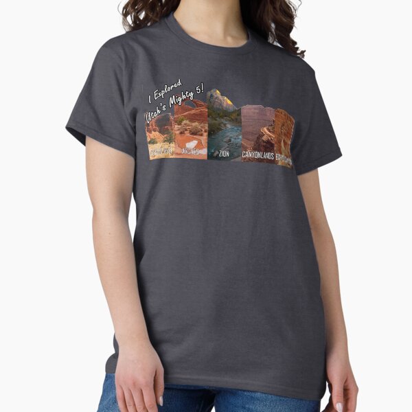 Vista previa del artículo con la obra «Parques Nacionales de Utah: Bryce, Zion, Canyonlands, Arches, Capitol Reef», diseñado y vendido por stermitkermit.