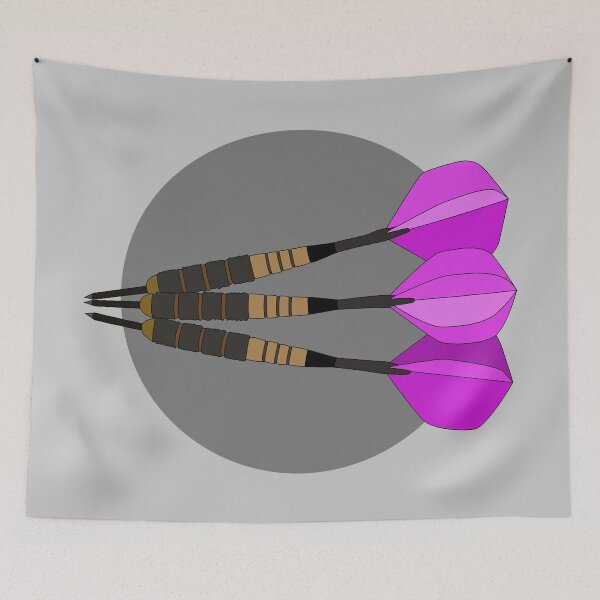 Item preview, Darts sport drawing designed and sold by Blondiabshop.