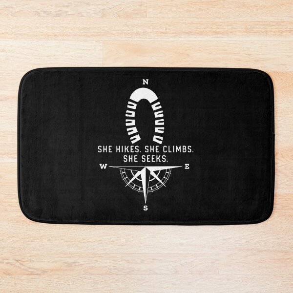 Item preview, She Hikes She Climbs She Seeks designed and sold by champagnemoment.