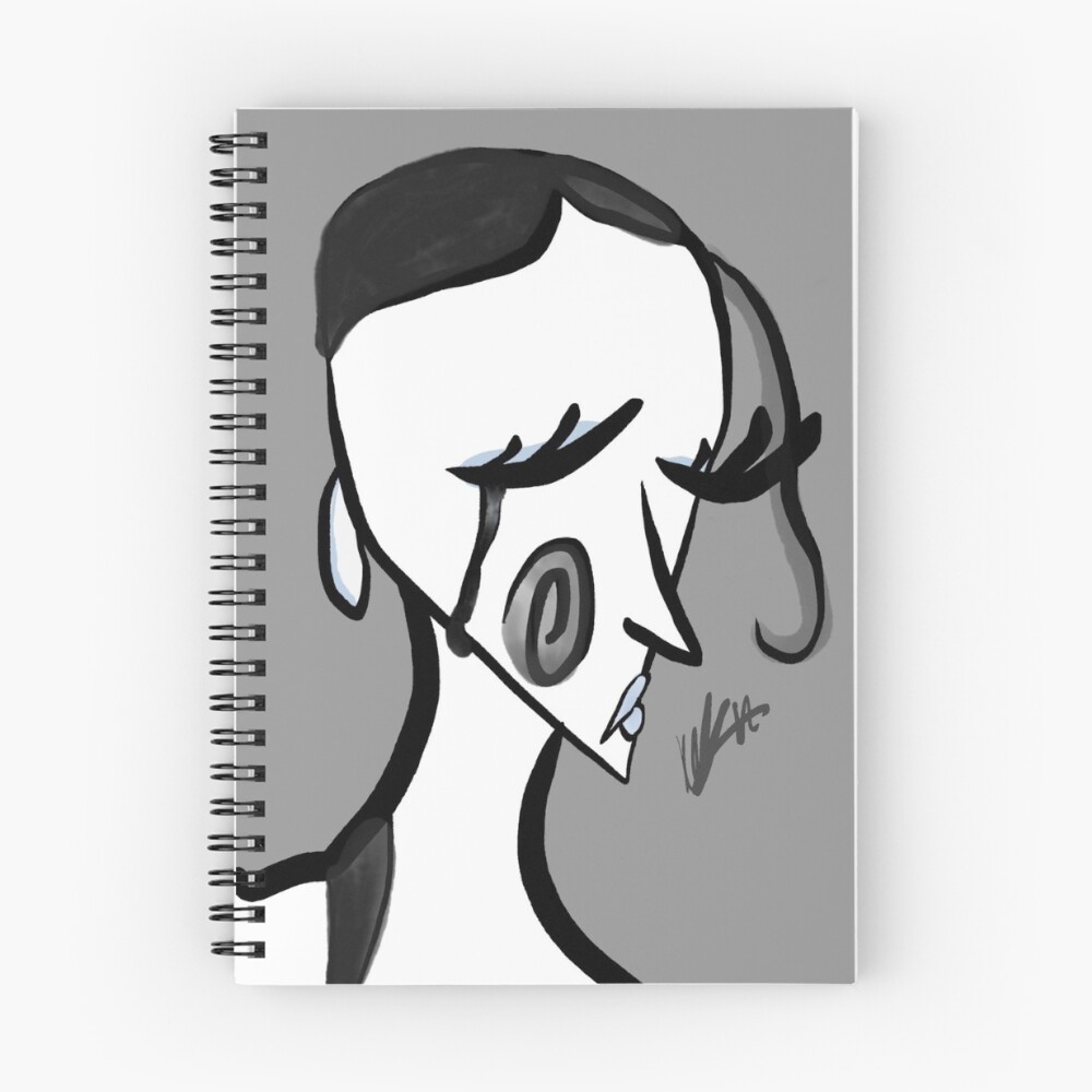 Item preview, Spiral Notebook designed and sold by RogueByRuby.