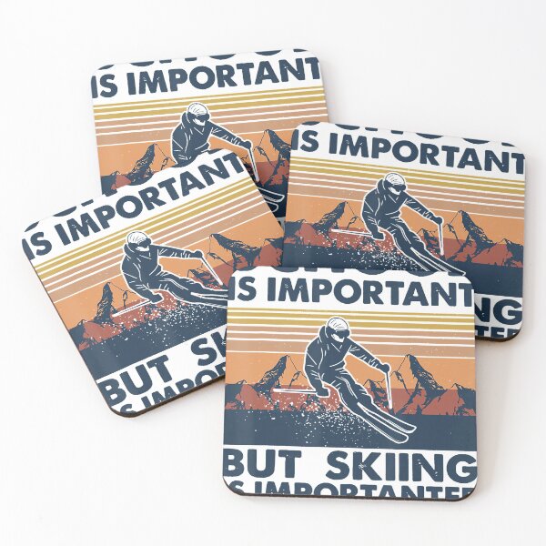 Item preview, Retro SKiing School Is Important But Skiing Is Importanter designed and sold by AaronWeedo.