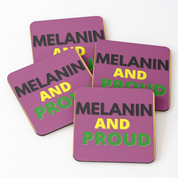 Item preview, African American Black ~ Melanin & Proud, Impactful quote - BLM designed and sold by haRexia.