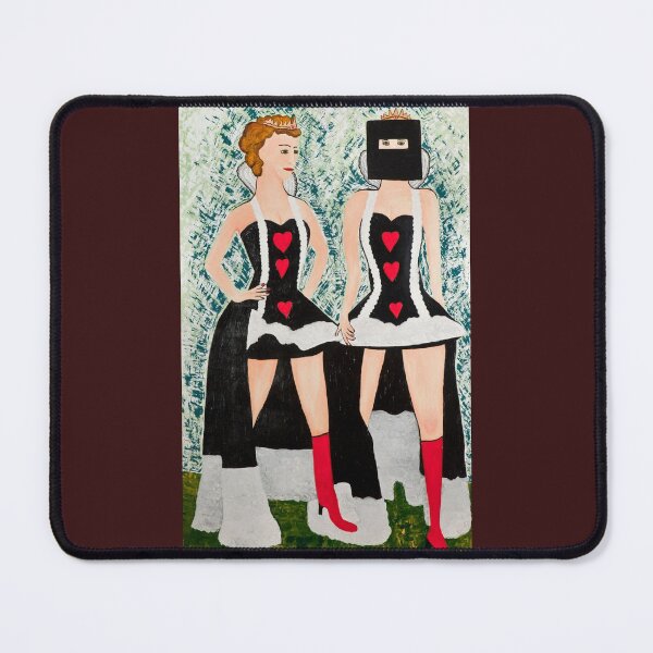 Item preview, Mistress Kelly Meets the Queen of Hearts designed and sold by JDLPaintings.