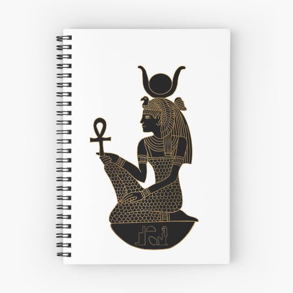 Item preview, Isis Egyptian Goddess Gold Lineart designed and sold by Samijladesign.