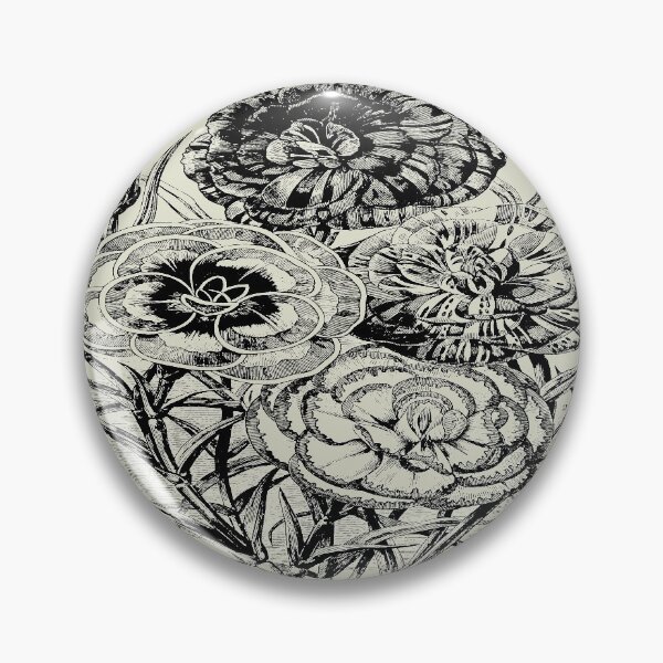 Item preview, Spring Catalogue Dianthus Vintage Botanical Illustrations 1877 designed and sold by taiche.