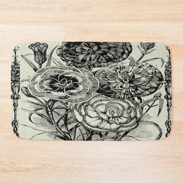Item preview, Spring Catalogue Dianthus Vintage Botanical Illustrations 1877 designed and sold by taiche.
