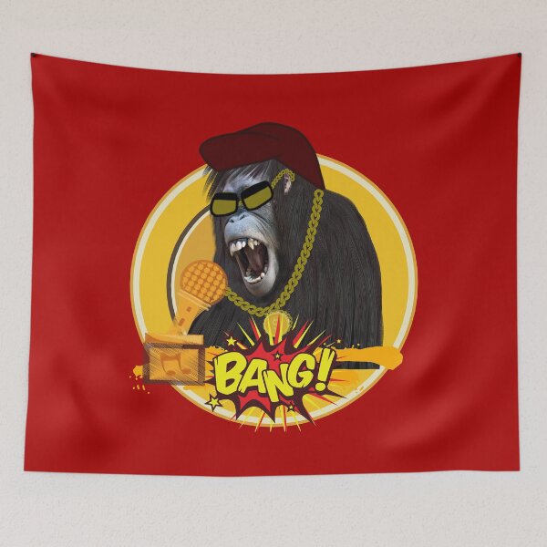 Item preview, Cool Monkey - Music Rapper #1 design designed and sold by OMdesign10.