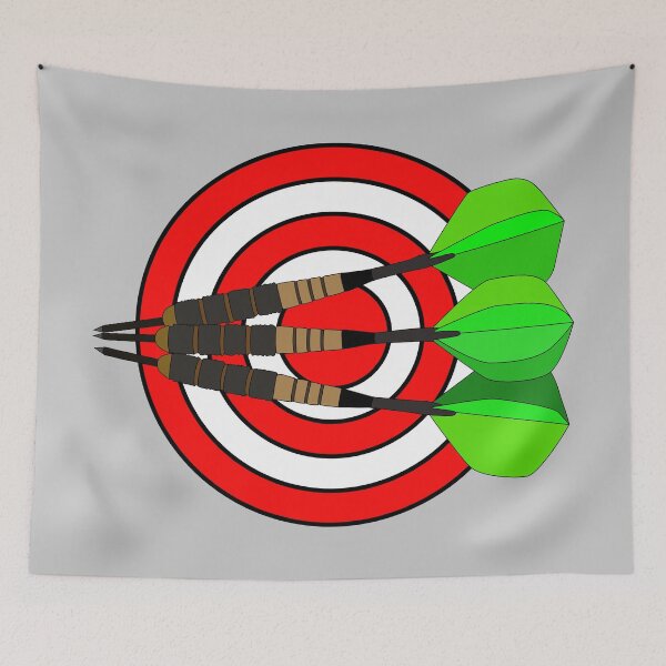 Item preview, Darts bullseye sport drawing designed and sold by Blondiabshop.