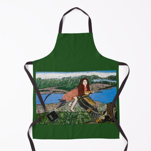 Item preview, Mistress Kelly Rides a Wedge Tailed Eagle designed and sold by JDLPaintings.