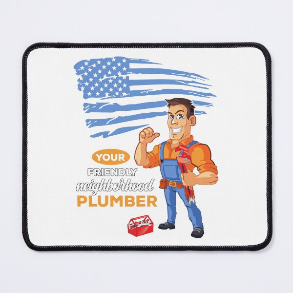 Item preview, Plumber USA American Flag - Blue&Orange - Light designed and sold by epicmarketing.
