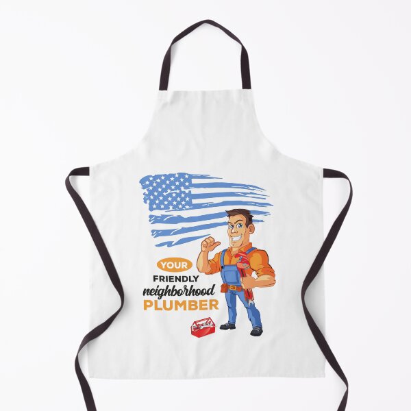 Item preview, Friendly Plumber USA American Flag - Blue&Orange - Dark designed and sold by epicmarketing.