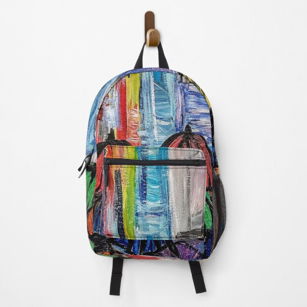 Item preview, People moving through the city in the rain designed and sold by kkartwork.