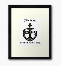 fight song Framed Print