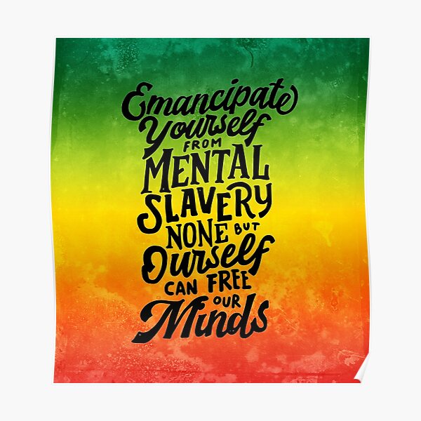 Póster «One Love One Heart Feel Alright - Frases de Rastas» de edyredbubble  | Redbubble