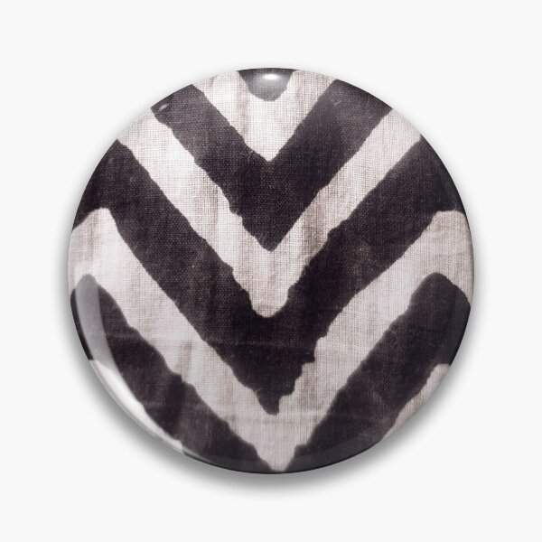 Aperçu de l'œuvre Motif de bandes en zigzag blanc noir créée et vendue par Goforcreations.