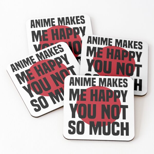 Item preview, Anime Makes Me Happy You Not So Much Japan Flag designed and sold by medbdj.