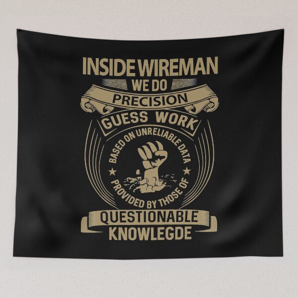 Item preview, Music Retro Inside Wireman We Do Precision Cool Graphic Gift designed and sold by Mskarinacrooksv.