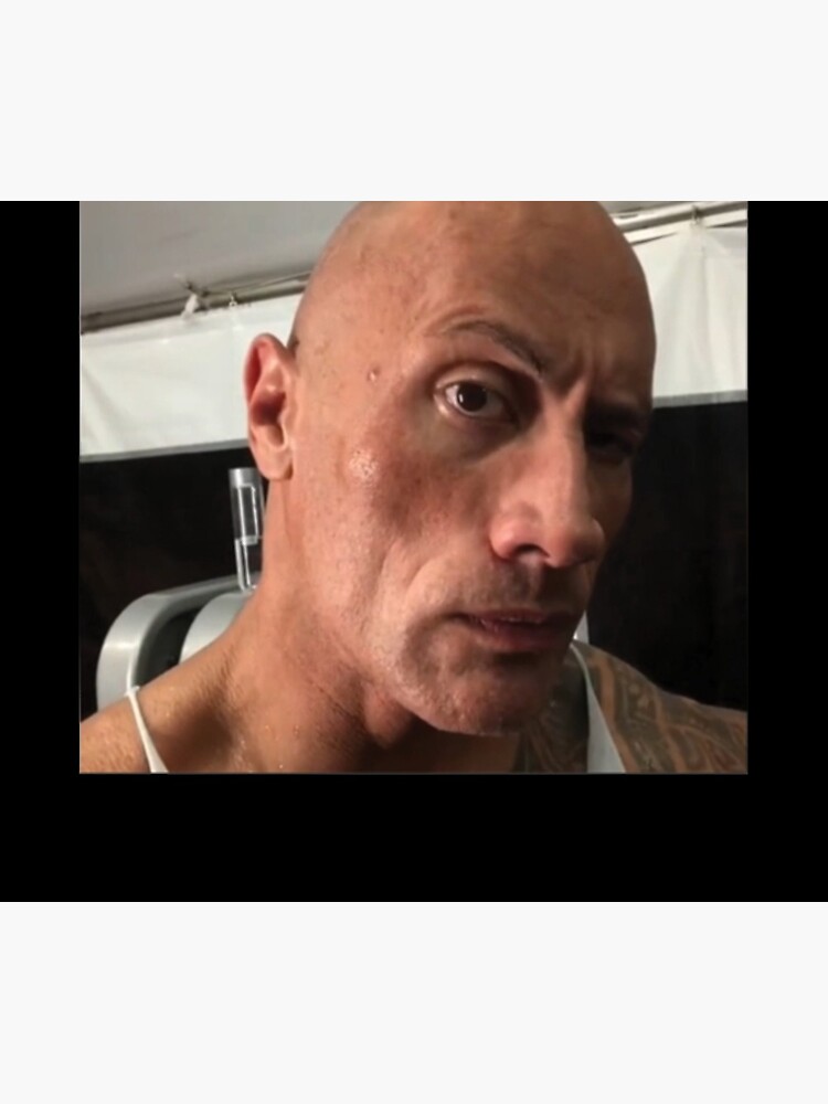 Dwayne The Rock Johnson eyebrow raise meme Mouse Pads sold by Barefoot  Praise, SKU 24433061