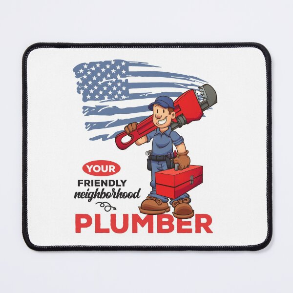 Item preview, Friendly Plumber USA American Flag - Blue&Red - Dark designed and sold by epicmarketing.