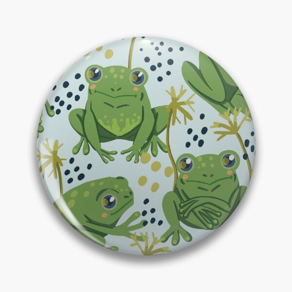 Item preview, Cute Green Frog designed and sold by DarelliBeauty.