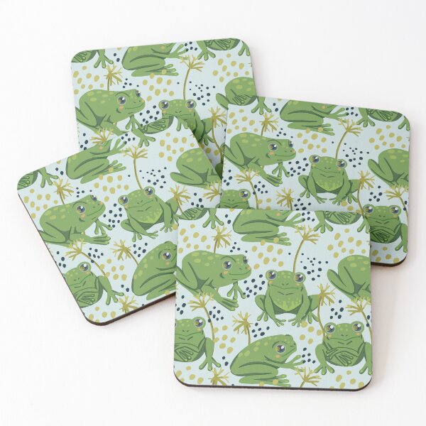 Item preview, Cute Green Frog designed and sold by DarelliBeauty.