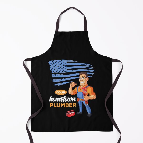 Item preview, Hometown Plumber USA American Flag - Blue&Orange - Light designed and sold by epicmarketing.