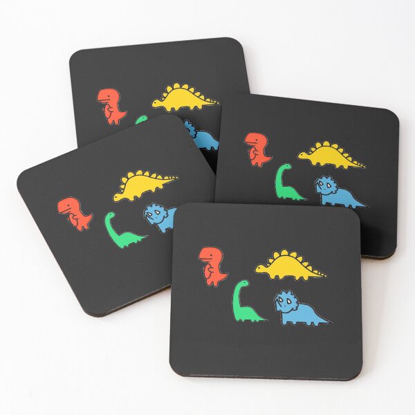Item preview, Primary Colour Dino Pack Sticker designed and sold by RufetGambar.