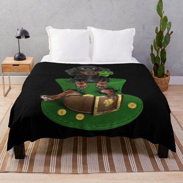 Item preview, Best Irish Dachshund In Pocket St Patricks Day Wiener Dog Shamrock designed and sold by tuanitus.