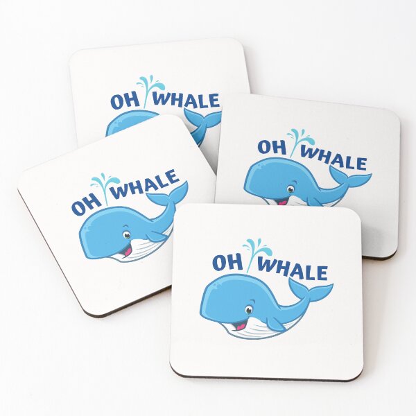 Item preview, Oh Whale Funny Saying Pun of Oh Well designed and sold by BhavyaBathla.