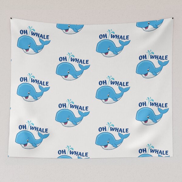 Item preview, Oh Whale Funny Saying Pun of Oh Well designed and sold by BhavyaBathla.