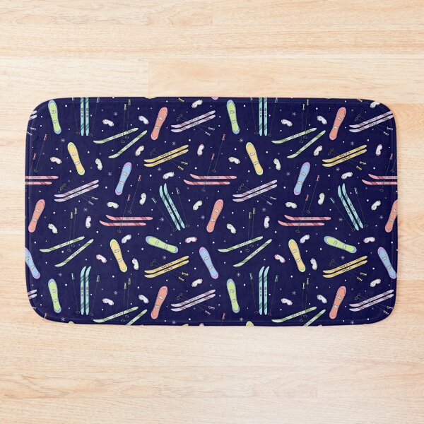 Item preview, Skiing Tools On Navy designed and sold by DarelliBeauty.