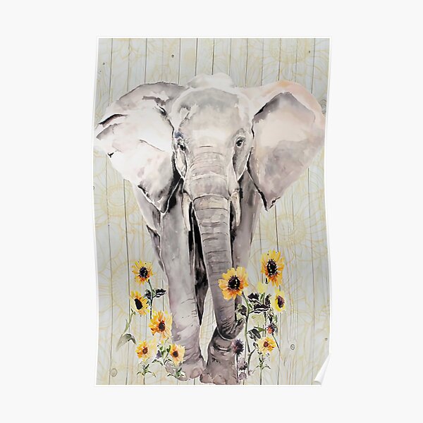 Digital Prints Prints Poster elephant PATTERN NATIVE AMERICA gift for