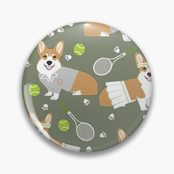 Artikelvorschau, Corgi Hund Lustiges Tennis entworfen und verkauft von DarelliBeauty.