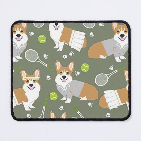 Item preview, Corgi Dog Funny Tennis designed and sold by DarelliBeauty.