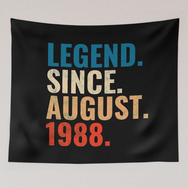 Item preview, Legend Since August 1988 Retro Vintage designed and sold by Teelogic.