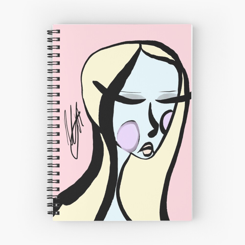 Item preview, Spiral Notebook designed and sold by RogueByRuby.