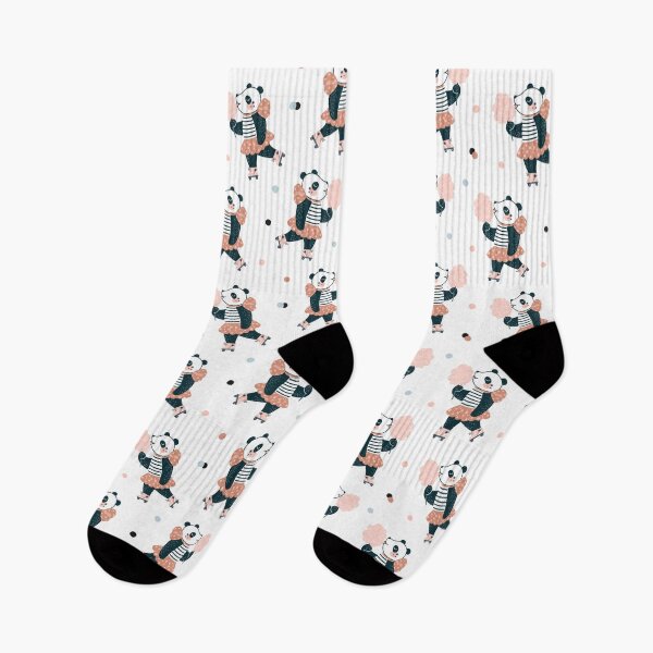Item preview, Funny happy panda skating  designed and sold by DarelliBeauty.