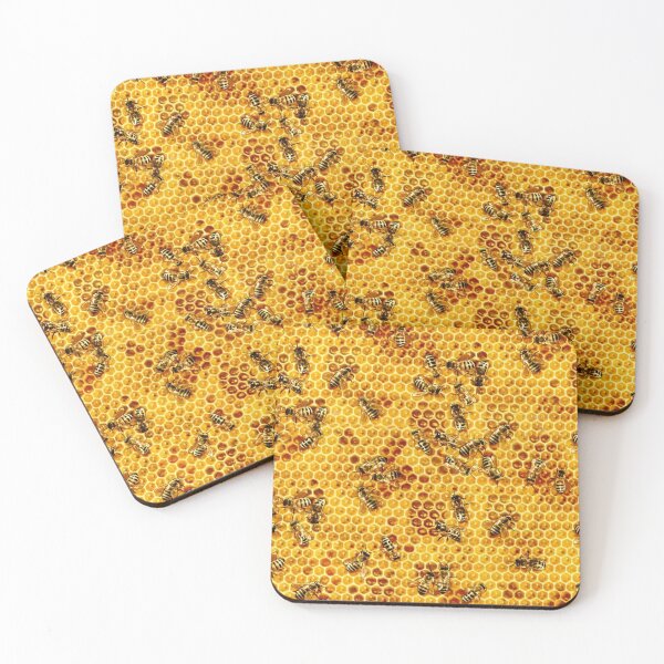 Item preview, Yellow Honey Bee Art designed and sold by DarelliBeauty.